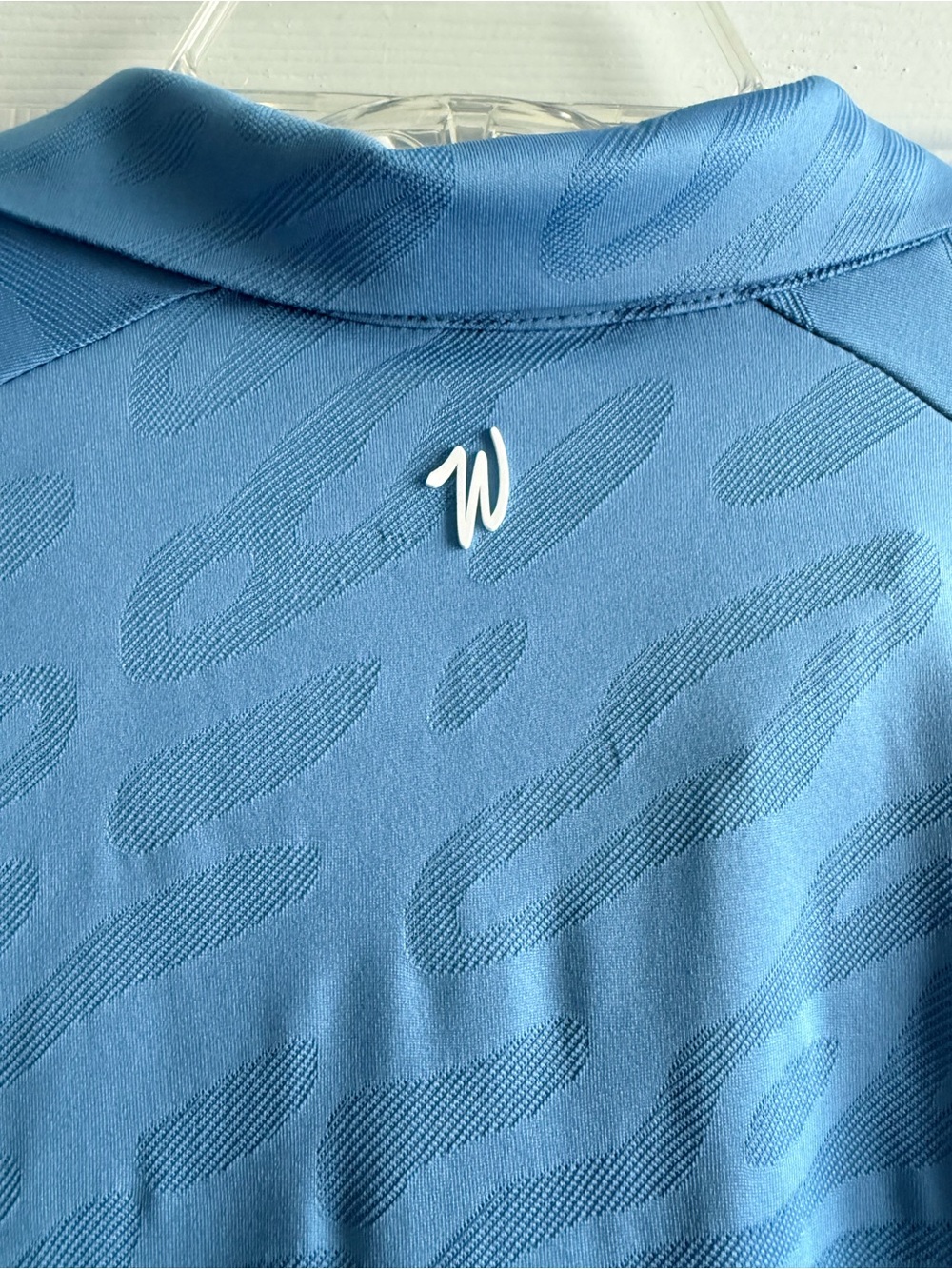 Waggle Golf Light Blue Performance Polo - Picture 6 of 7